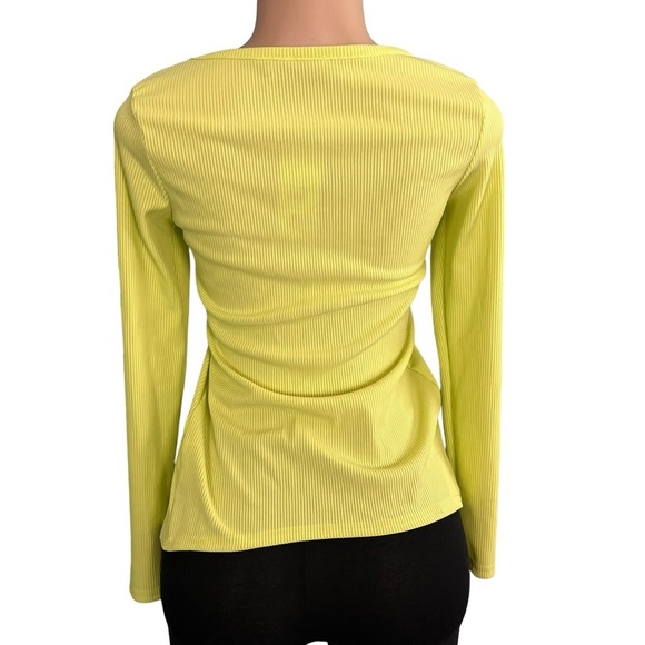 3/$30 🍂 ASOS DESIGN Skinny Longline Cardigan Rib Green - Picture 7 of 9